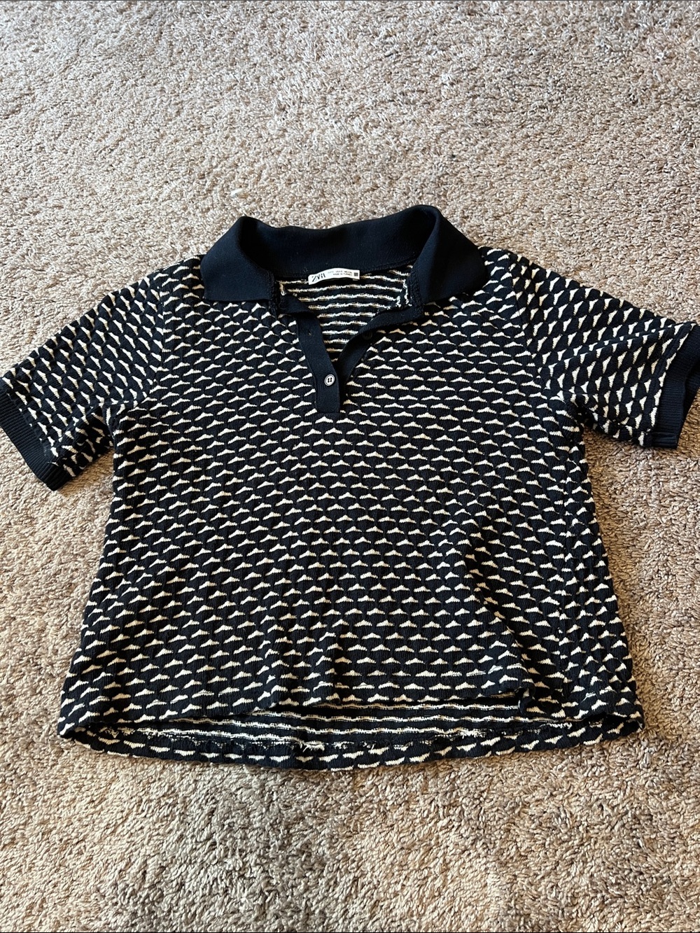 Zara Polo Top